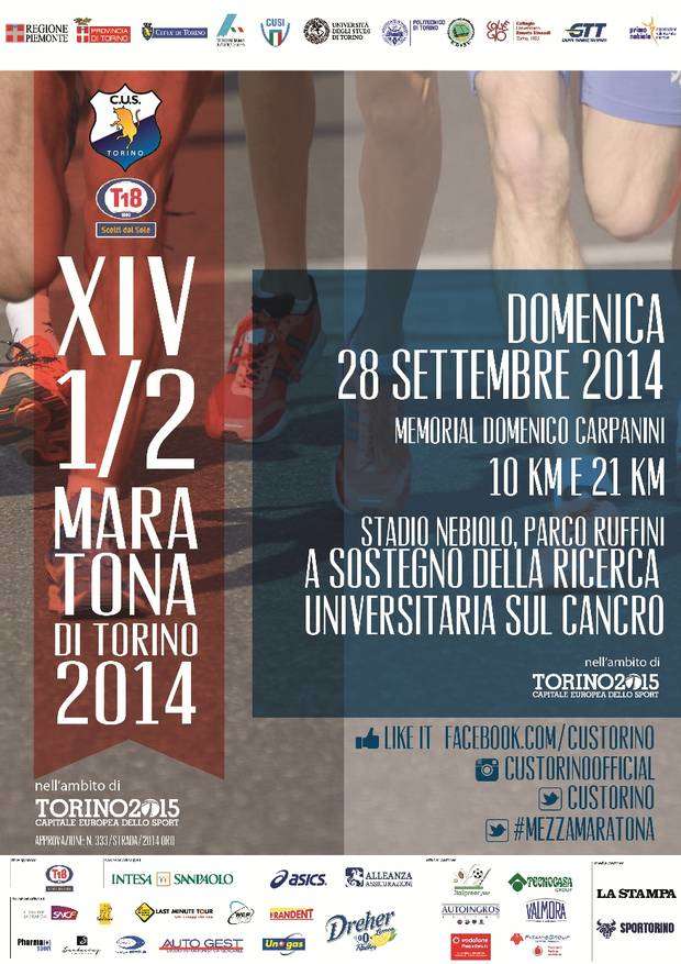Mezza maratona Cus Torino