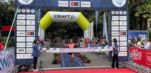 Alessia Scaini vincitrice del Garda Trentino Run (foto Fidal Trentino)