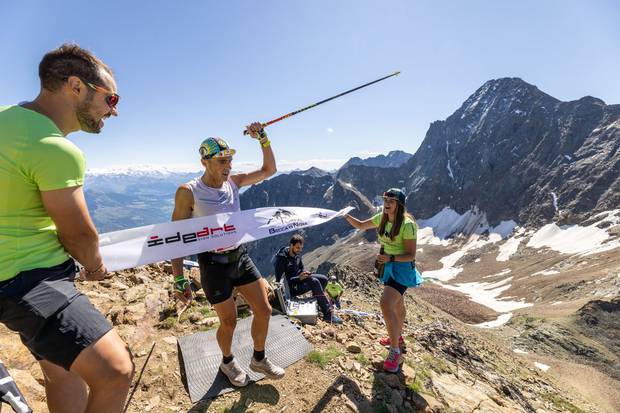 Alex Dejanaz vincitore Aosta Becca di Nona (foto organizzazione)