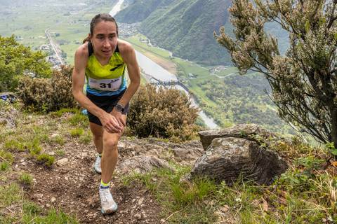 Alice Gaggi vincitrice Colmen Trail (foto Bergamaschi)