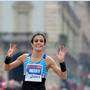 Anna Incerti seconda alla Turin Marathon (foto lastampa.it)