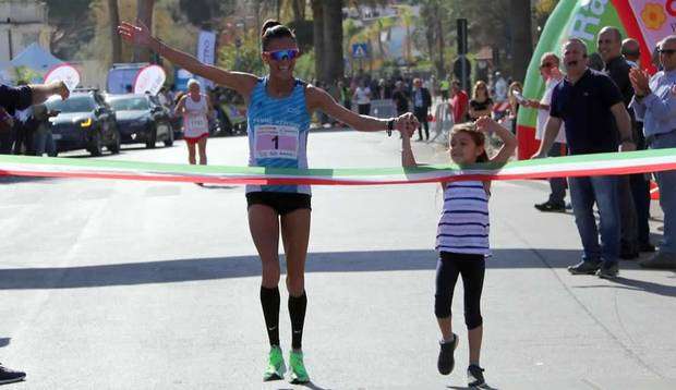 Anna Incerti campionessa italiana mezza maratona a Palermo (foto fidal)