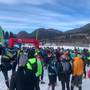 Attimi prima della partenza Alpe Adria Snow Trail (foto organizzazione)