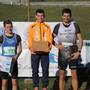 Balcone del Biellese Trail 8 km podio maschile (foto organizzazione)