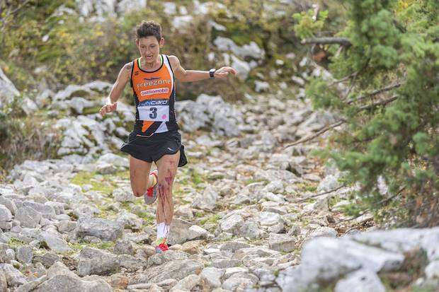 Barbara Bani vincitrice Trail Monti Lepini (foto Courthoud Organizzatori)