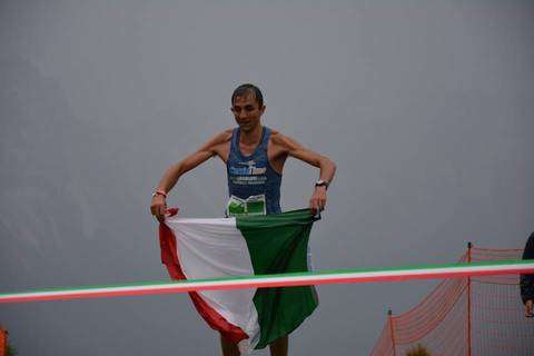 Bernard Dematteis vince il campionatoitaliano di corsa in montagna 2016 (foto fb corsainmontagna)
