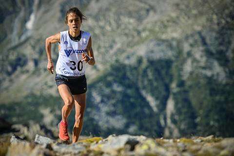 Camilla Magliano vincitrice 1000 metri del Guardaparco (foto Damiano Benedetto)