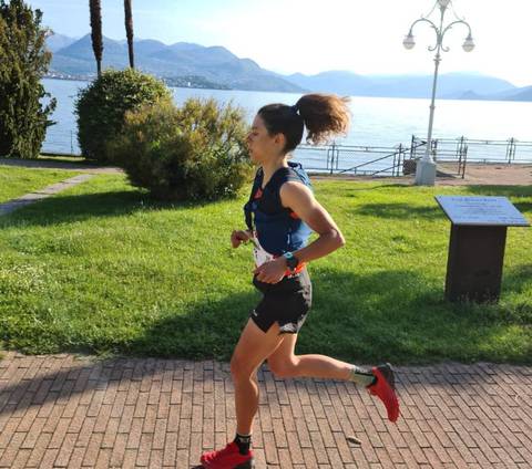 Camilla Magliano vincitrice Trail Mottarone (foto fb Magliano)
