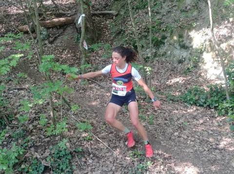 Camilla Magliano vincitrice Trail delle Stelle 22km (foto fb Magliano)