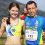 Carlotta Uber e Franco Torresani vincitori del Trofeo Panarotta 2019 (foto La voce del Trentino)
