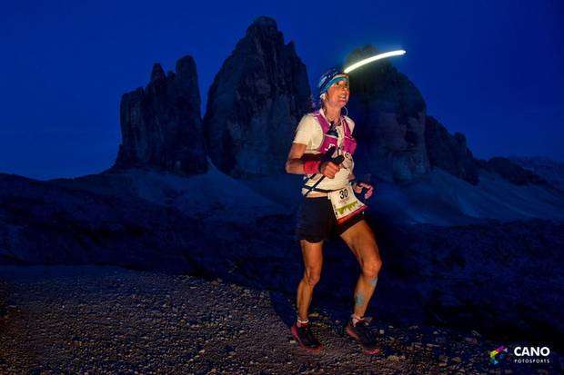 Caroline Chaverot vincitrice Lavaredo Ultra Trail (foto fb canofotosports)