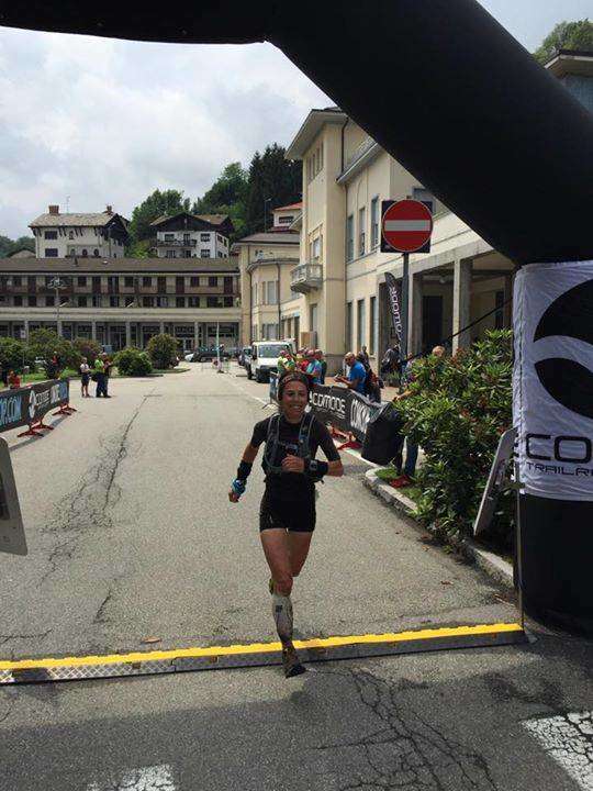 Cecilia Mora vincitrice Trail Oasi Zegna (foto FB organizzazione)
