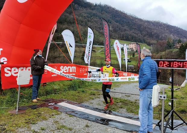 Cristian Minoggio vincitore Pegarun Trail Gimoka (foto Pesenti)