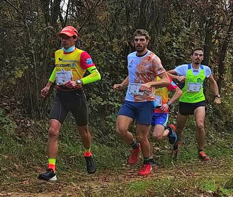 Cristian Minoggio vincitore  Ysangarda trail (foto Giorgio Pesenti Autocogliati pegarun)