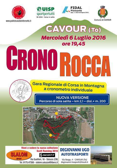 Crono Rocca  Volantino