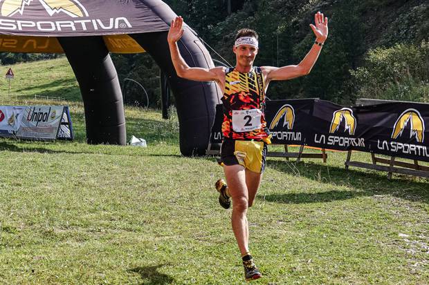 Daniel Antonioli vincitore Latemar Mountain Race (foto Pegasomedia)