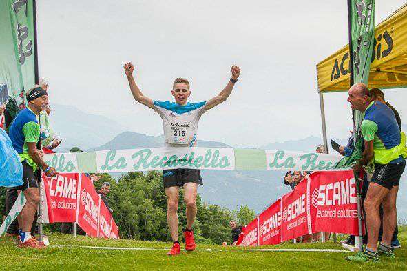 Davide Magnini vincitore Road to Zermatt Gazzaniga (foto organizzazione)
