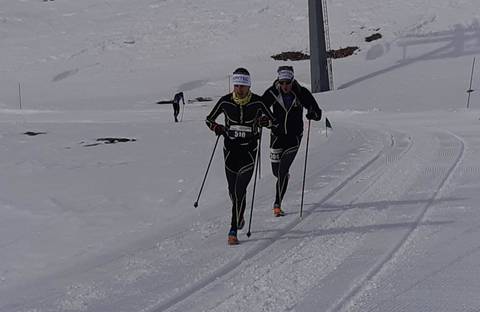 Dennis Brunod e Alex Dejanaz vincitori Cervinia Snowrunning (foto fb Brunod)