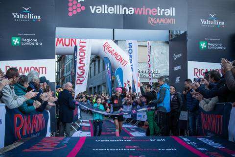 Elisa Desco vincitrice   Valtellina Wine Trail 2019 (foto Maurizio Torri)