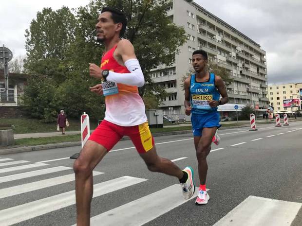 Eyob Faniel al Mondiale di Mezza Maratona