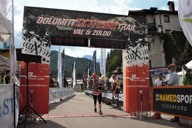 Federica Boifava vincitrice Dolomiti Extreme Trail (foto TiComunicazione)