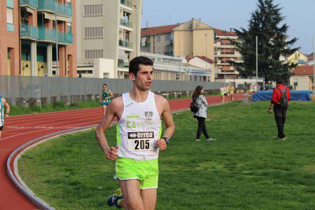Flavio Ponzina campione piemontese di 10000m (foto fidalpiemonte)