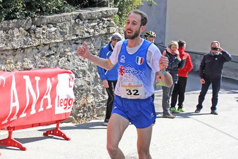 Francesco Carrera vincitore Biella Piedicavallo (foto organizzazione)