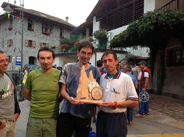 Franco Torresani con Michele Niccolini al Trofeo Cesare Salvaterra un anno fa