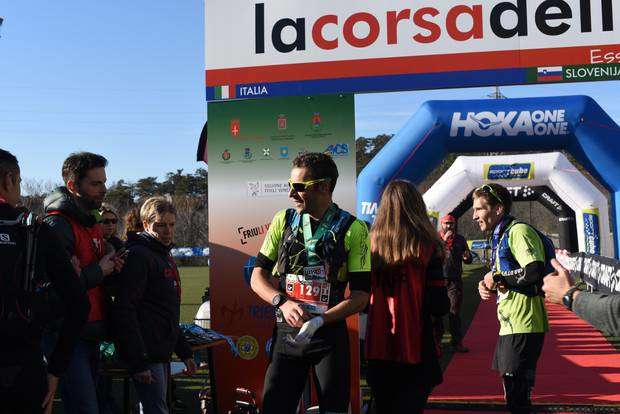Franco Colle vincitore della Corsa della Bora S1 Half (foto organizzazione)