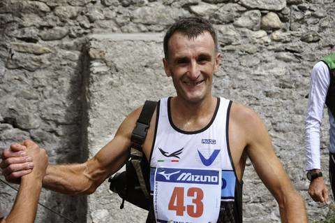 Garnier Claudio vincitore del Trail di Oulx per la Valetudo skyrunning Italia