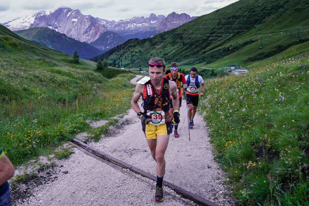 Georg Piazza vincitore Sellaronda Ultra Trail (foto Pegasomedia)