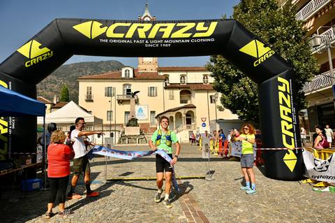 Gianluca Ghiano vincitore del Trail del Monte San Giorgio (foto wildemotions)