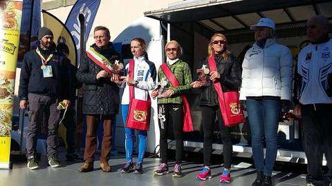 Giorgia Morano premiata alla Maratona di Pisa (foto fb morano)