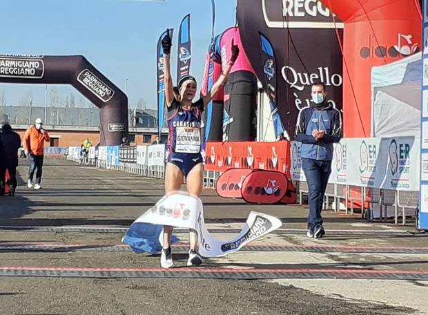 Giovanna Epis campionessa italiana di maratona a Reggio Emilia 2020 (foto organizzazione)