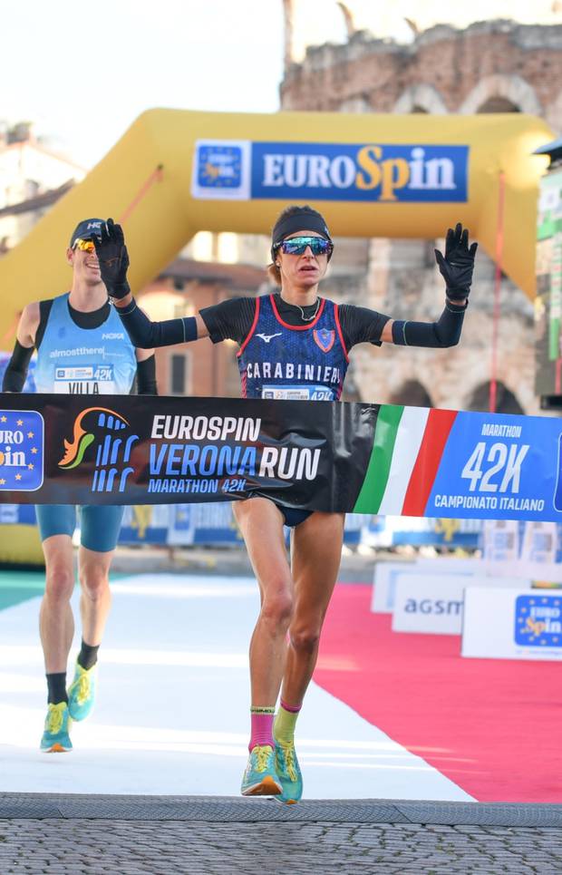 Giovanna Epis campionessa italiana di maratona a Verona (phototoday organizzazione)
