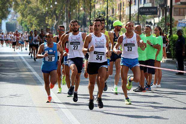 Gruppo di testa Trofeo Città Metropolitana di Palermo (foto organizzazione)