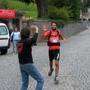 Igor Marchetti vincitore del Morenic Trail 2012 al traguardo di Brosso