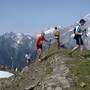 Il Monte Bianco sullo sfondo del Vertikal 2000