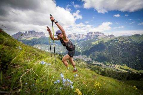 Il vincitore Philip Götsch (foto fb Dolomites Skyrace)