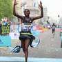 Il vincitore della Milano Marathon 2015 Ernest Ngeno (foto fidal)