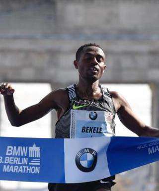Il vincitore della maratona di Berlino Kenesisa Bekele (foto iaaf.org)