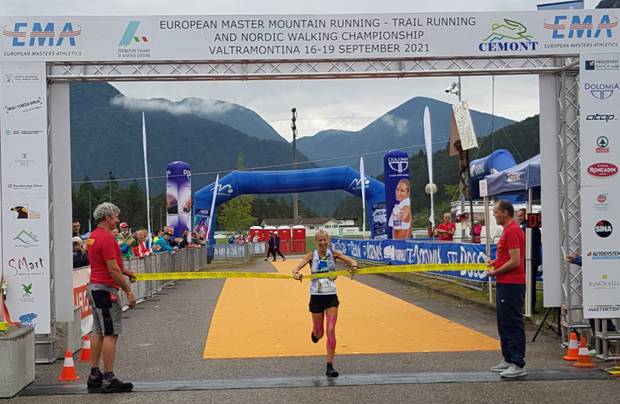 Irene Palazzi vincitrice Europei Master Trail (foto organizazione)