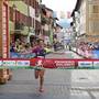 Irene Saggin vincitrice Primiero Dolomiti Marathon (foto Newspower)