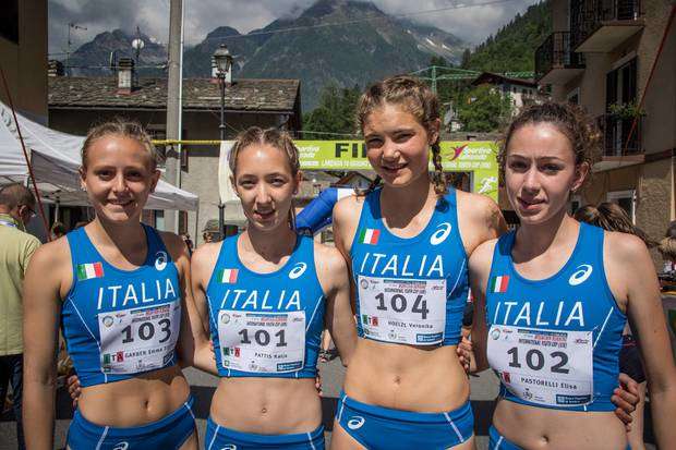 Italia femminile d'oro al Mondiale under18 di Lanzada (foto Torri)