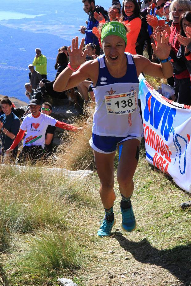 Ivrea Mombarone Chiara Giovando vincitrice (foto Pantacolor)