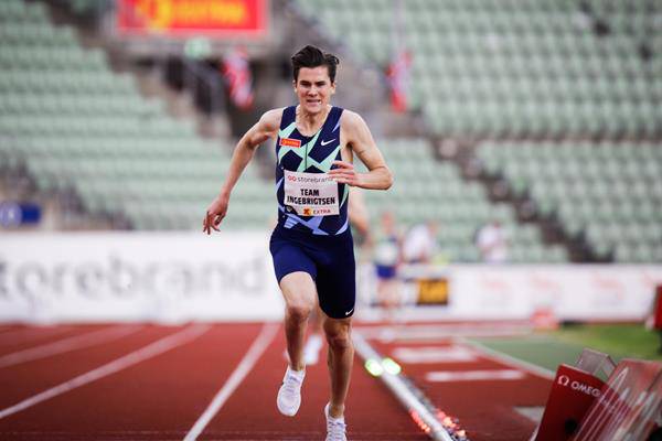 Jakob Ingebrigtsen record europeo sui 2000m (foto worldathletics)