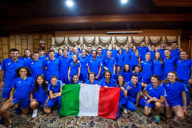 La Nazionale Italiana ai Mondiali di corsa in montagna e trail in Thailandia 2022 (foto Fidal)