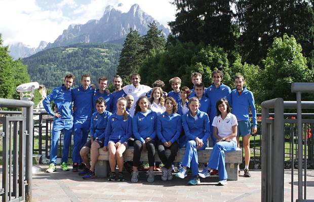 La Nazionale Italiana di Corsa in Montagna (foto newspower)