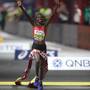 La keniana Chepngetich campionessa mondiale di maratona a Doha (foto  fidal colombo)