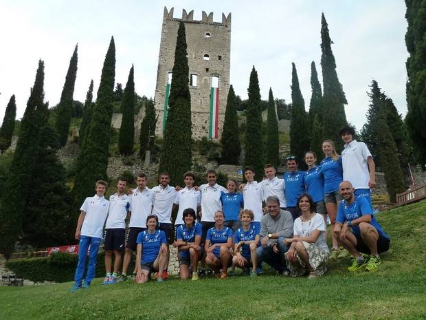 La squadra italiana per i Campionati Europei di Corsa in Montagna (foto fb Mountain Running Italian Team)